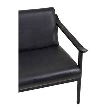 Kendari Black Leather Chair - Image 6