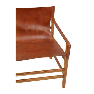 Kendari Brown Cow Leather Chair - Image 5