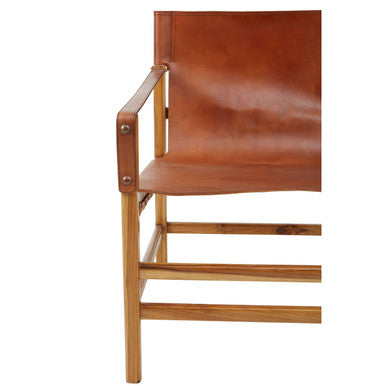 Kendari Brown Cow Leather Chair - Image 6