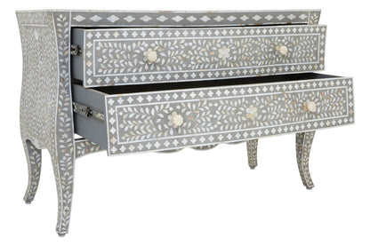 Fusion 2 Drawer Chest with Mother of Pearl Inlay