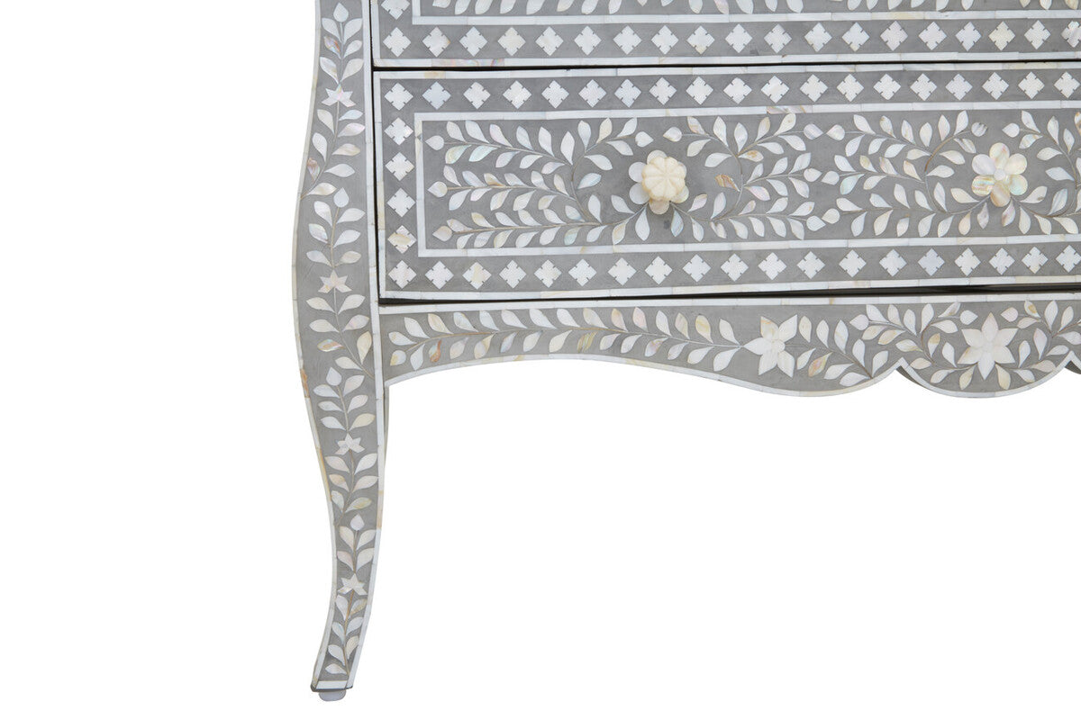 Fusion 2 Drawer Chest with Mother of Pearl Inlay
