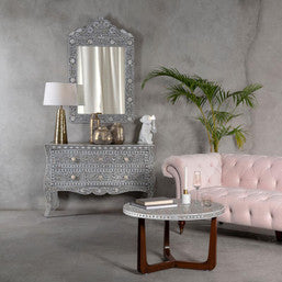 Fusion Chest of 2 Drawers with Mother of Pearl Inlay