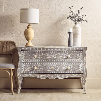 Fusion Chest of 2 Drawers with Mother of Pearl Inlay - Image 1