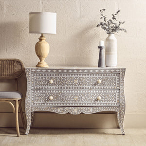 Fusion Chest of 2 Drawers with Mother of Pearl Inlay