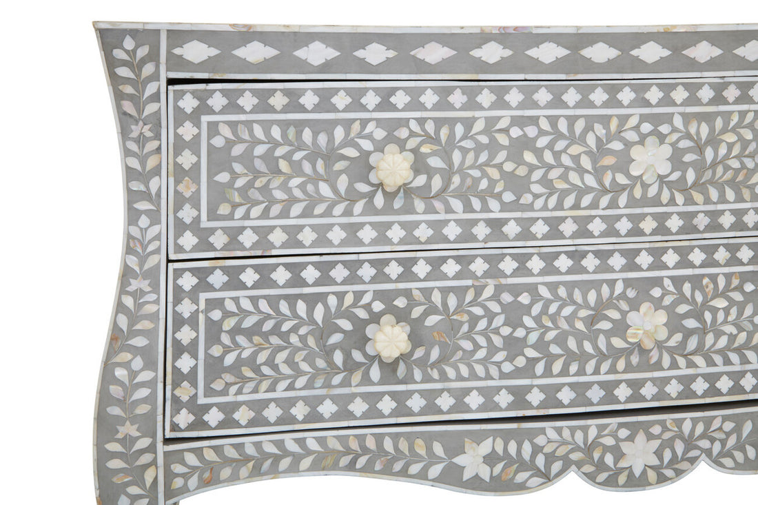 Fusion Chest of 2 Drawers with Mother of Pearl Inlay - Image 12