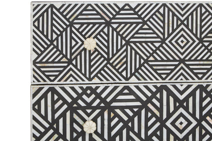 Fusion Bone Monochrome Chest of drawers