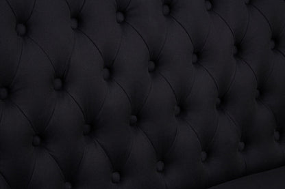 Harrison 2 Seat Black Bench