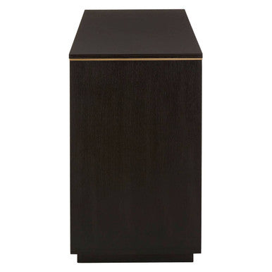 Diamond Oak Veneer Console Table.