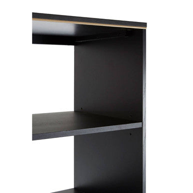 Diamond Oak Veneer Shelf Unit - Image 5