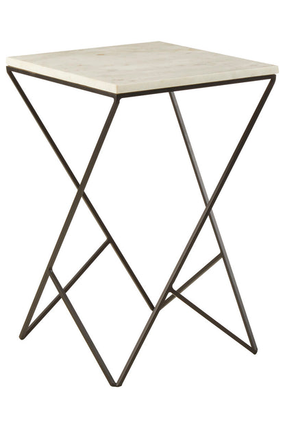 Shalimar Marble top Square Side Table