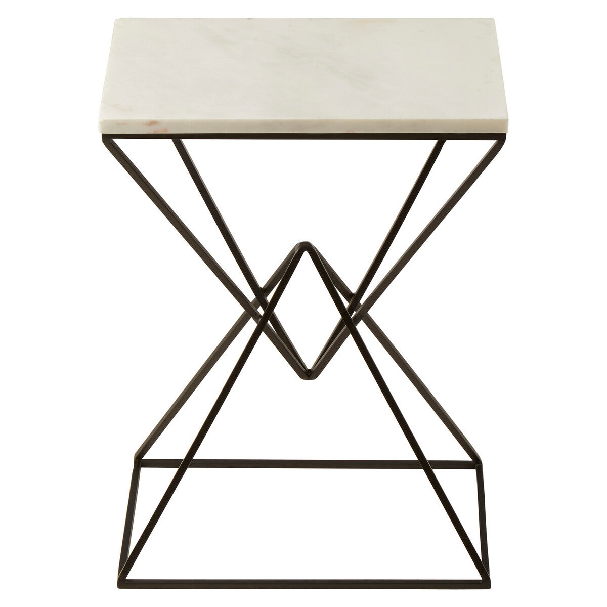 Shalimar Marble top Rectangular Side Table