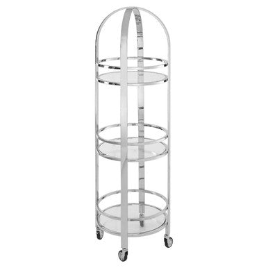 Piermount Silver Finish Cart - Image 1