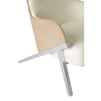 Piermount Ivory Wingback Chair - Image 8