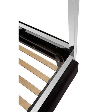 Piermount Black Velvet 4 Poster King Bed - Image 5