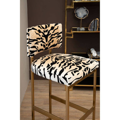 Manhattan Tiger Print Bar Stool - Image 6