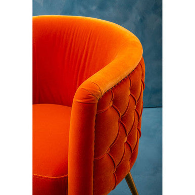 Manhattan Orange Tub Chair - Image 5