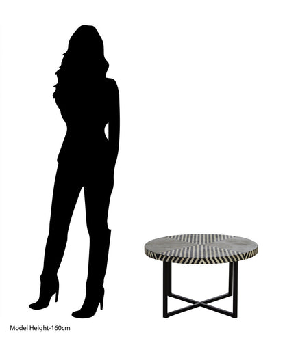 Boho Cross Base Coffee Table