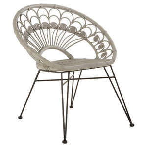 Manado Grey Natural Rattan Chair