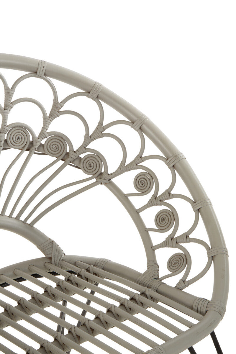 Manado Grey Natural Rattan Chair