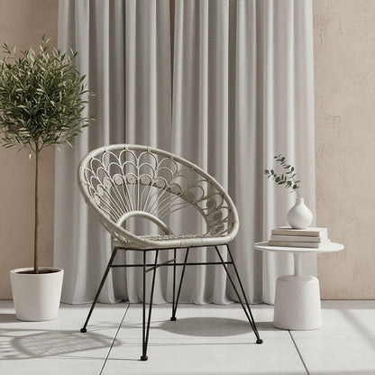 Manado Grey Natural Rattan Chair