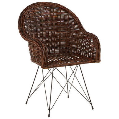 Manado Natural Croco Rattan Chair