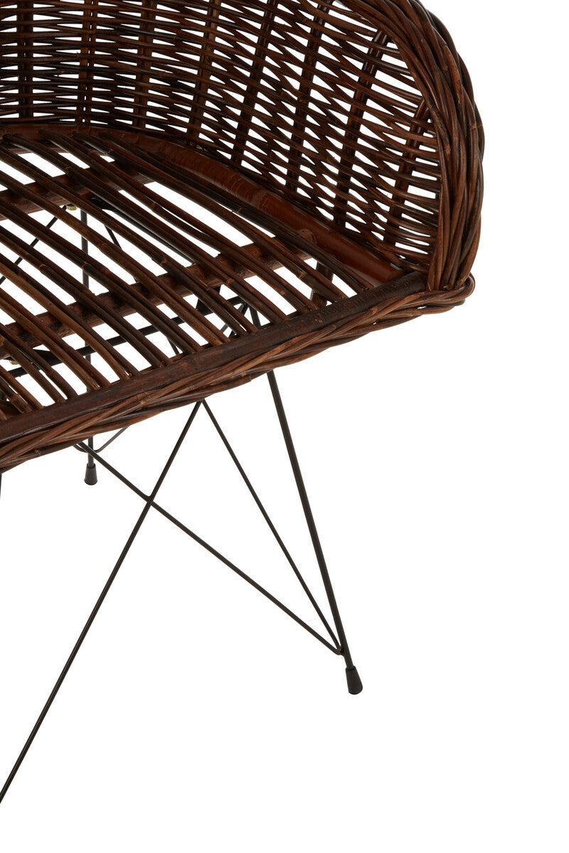 Manado Natural Croco Rattan Chair