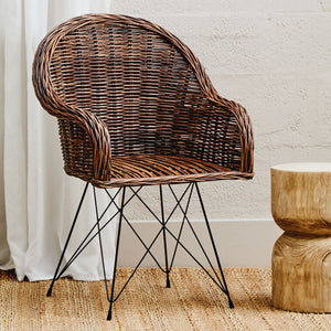 Manado Natural Croco Rattan Chair