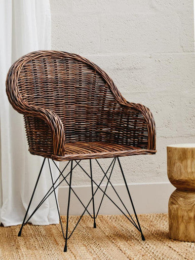 Manado Natural Croco Rattan Chair