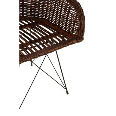 Manado Natural Croco Rattan Chair