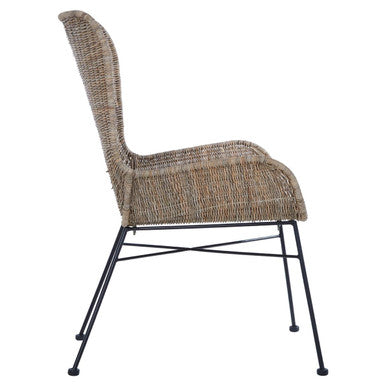 Manado Curved Design Natural Rattan Chair