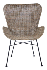 Manado Curved Design Natural Rattan Chair