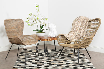 Manado Curved Design Natural Rattan Chair