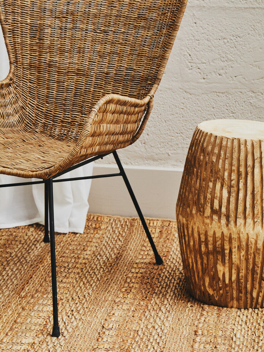 Manado Curved Design Natural Rattan Chair