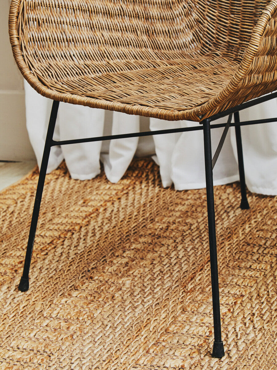 Manado Curved Design Natural Rattan Chair