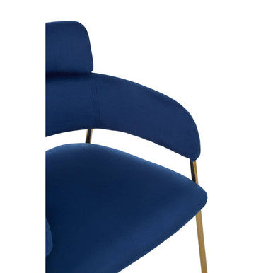 Tamzin Blue Velvet Dining Chair