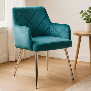 Tamzin Light Blue Splayed Dining Chair