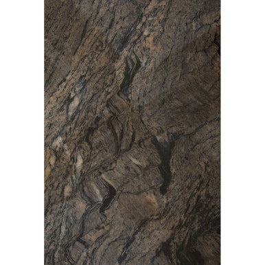 Rabia Grey Marble and Antique Brass Finish Set Of 3 Nesting Tables