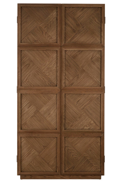 Salvar Natural Oak Wood Tall Cabinet