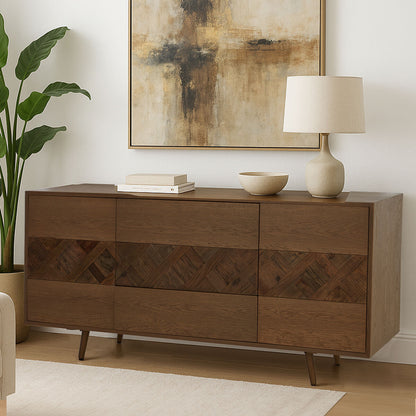 Salvar Oak and Elm Wood Sideboard