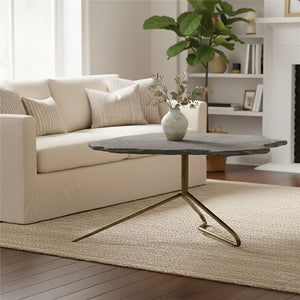 Rany Grey Stone Top Coffee Table