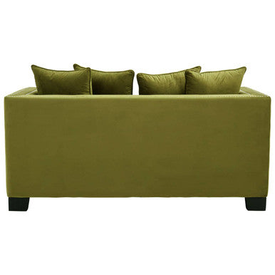 2 Seater Moss Velvet Sofa, Sofia - Image 4