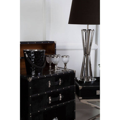 Kensington Townhouse Hair On Leather Drinks Cabinet