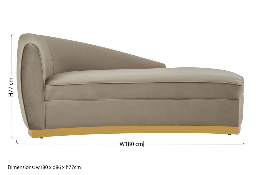 Batix Grey Left Arm Chaise Longue - Image 3