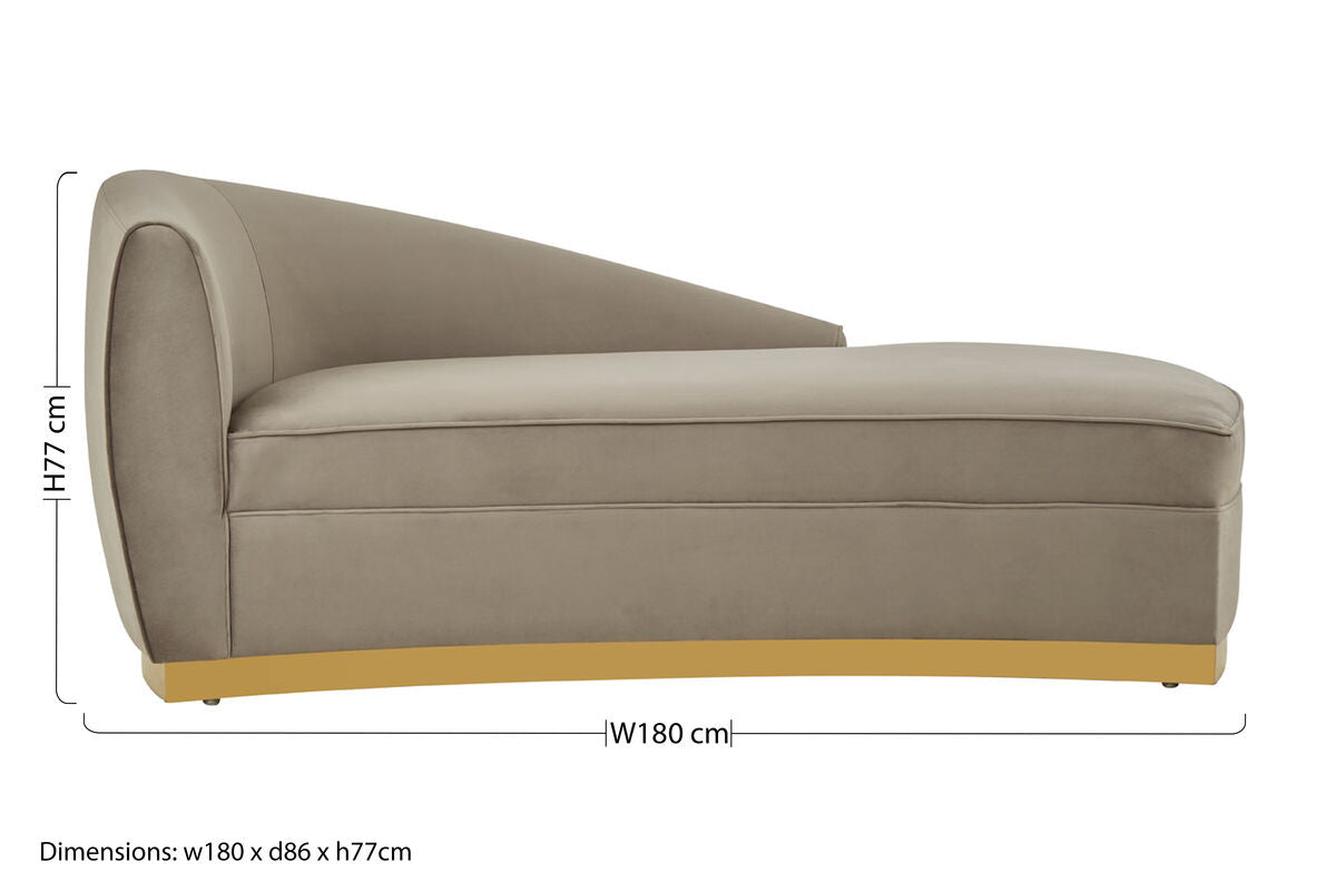 Batix Grey Left Arm Chaise Longue - Image 3