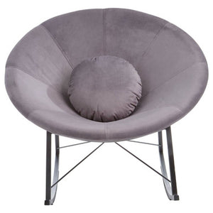 Arto Grey Conic Rocking Chair