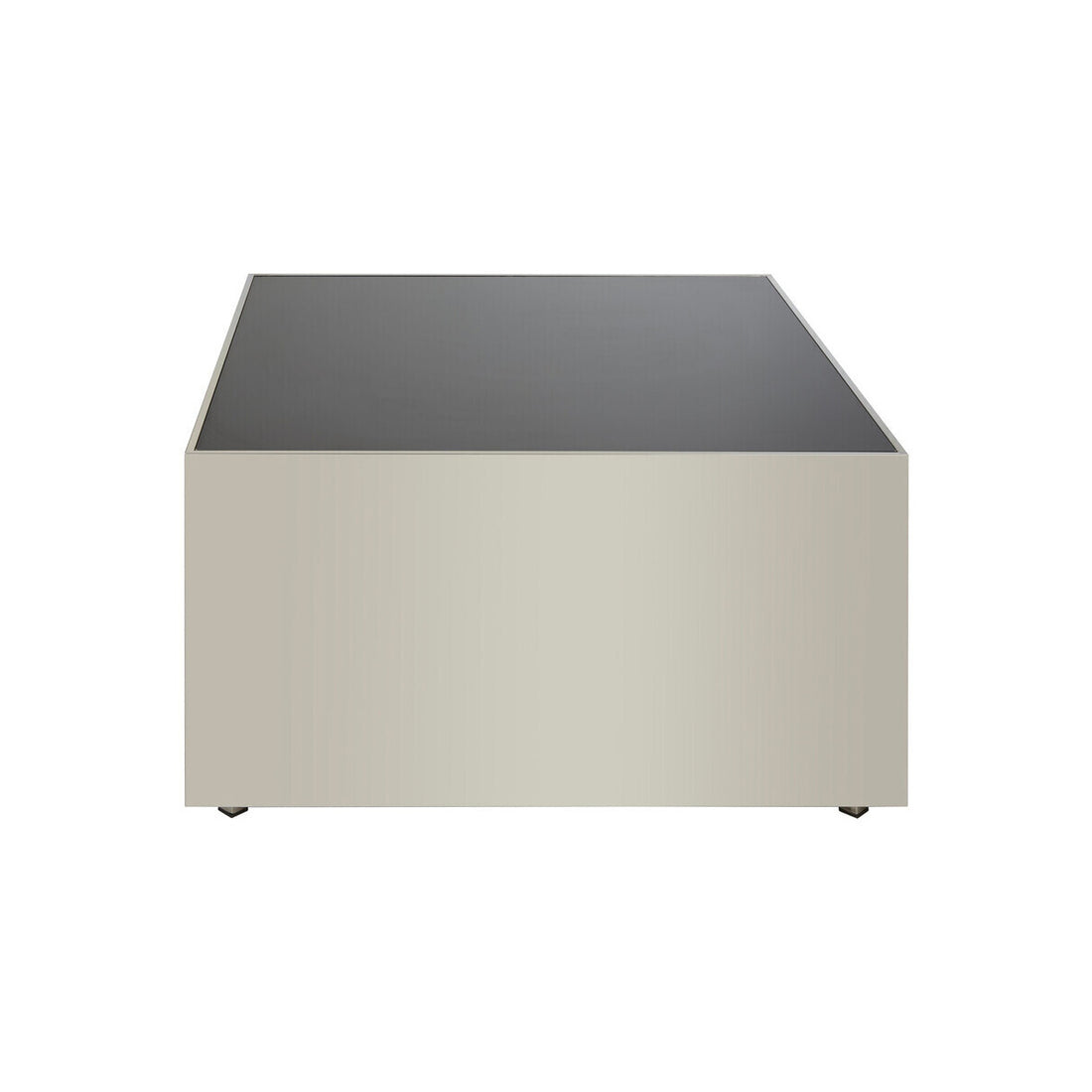Carlox Square Chrome Finish Coffee Table