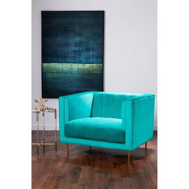 Otylia Green Armchair - Image 3
