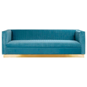 Opal 3 Seat Light Blue Sofa