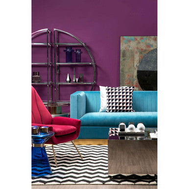 3 Seater Light Blue Sofa, Opal