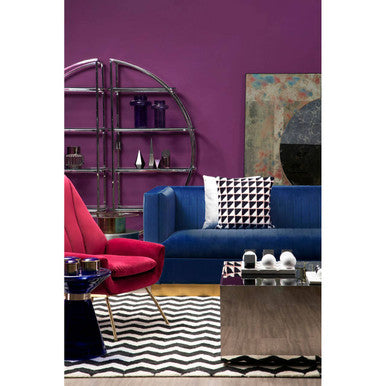 Opal 3 Seat Deep Blue Sofa